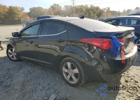 2013 Hyundai Elantra Gls from USA, damaged, VIN 5NPDH4AE5DH310407